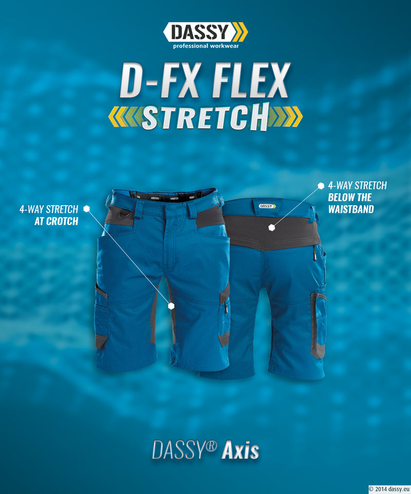 Kratke delovne hlače DASSY® AXIS