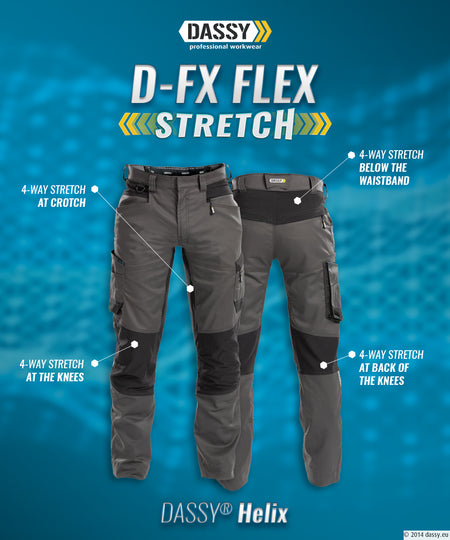 elastične delovne hlače
