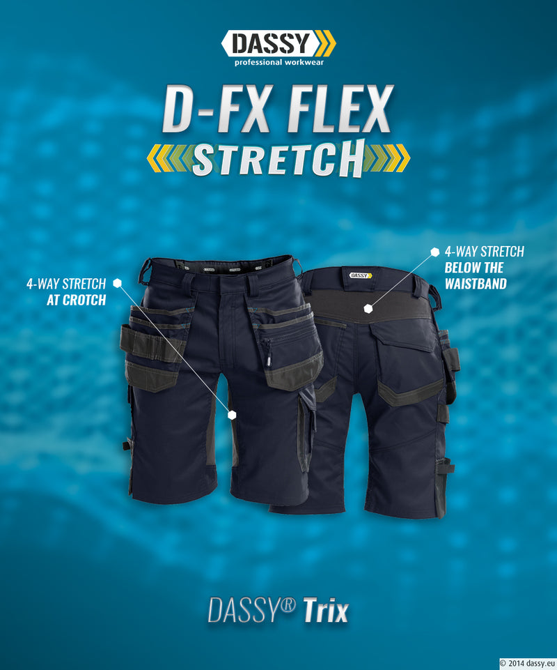 Kratke delovne hlače DASSY Trix